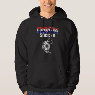 Kroatien fotboll i nätet  kroatiska fotbollssuppor hoodie