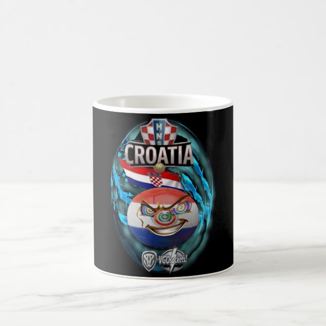 Kroatien-GBall Kaffemugg (Center)