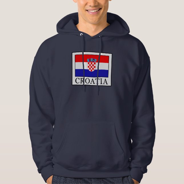 Kroatien Hoodie (Framsida)