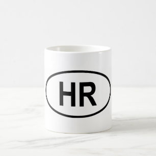 Kroatien ’HR’ Kaffemugg