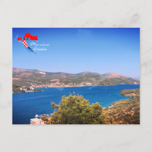 Kroatien Hrvatska Adriatiska havet Marina Vykort