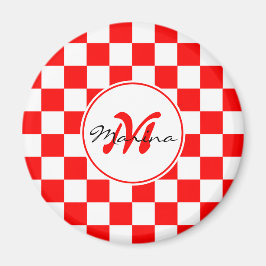Kroatien | Hrvatska | Kontrollerat Namn Monogram Magnet