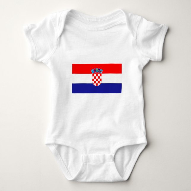 Kroatien Hrvatska Tee Shirt (Framsida)