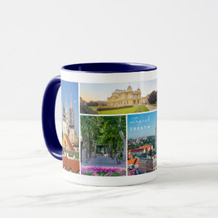 Kroatien   Hrvatska   Zagreb   Kroatiens kapital Mugg