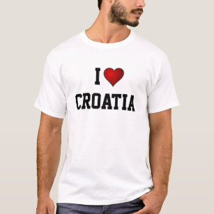 KROATIEN: I KÄRLEK CROATIA t-shirt