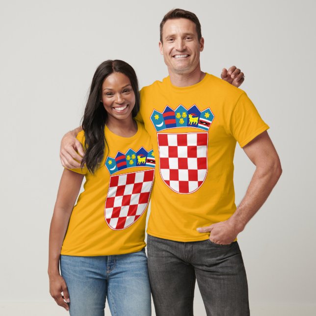 Kroatien Jackar närmare Arm Tee Shirt (Unisex)