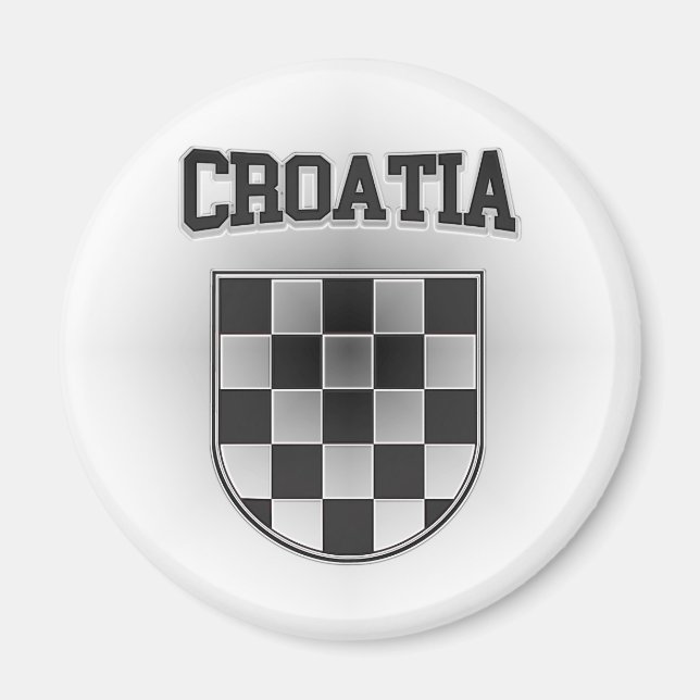 Kroatien Jackar om Arm Magnet (Framsidan)