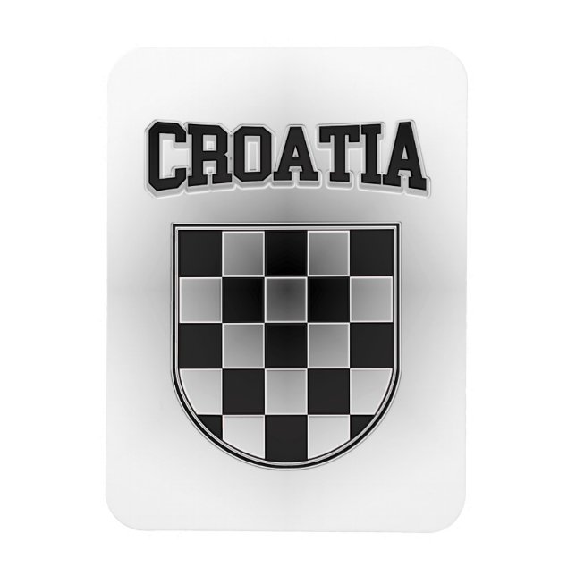 Kroatien Jackar om Arm Magnet (Vertikal)