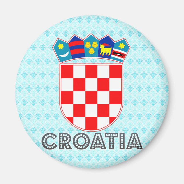 Kroatien Jackar om Arm Magnet (Framsidan)