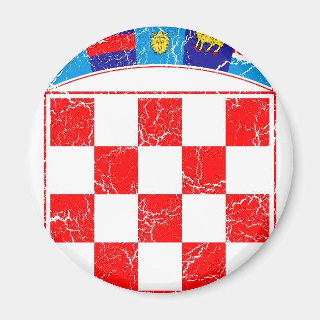 Kroatien Jackar om Arm Magnet (Framsidan)