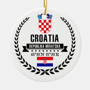 Kroatien Julgransprydnad Keramik