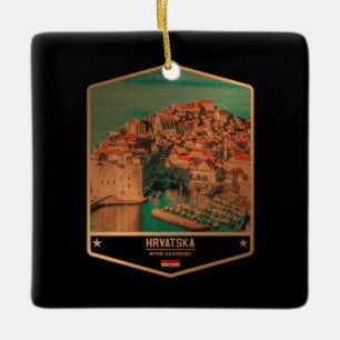 Kroatien Julgransprydnad Keramik