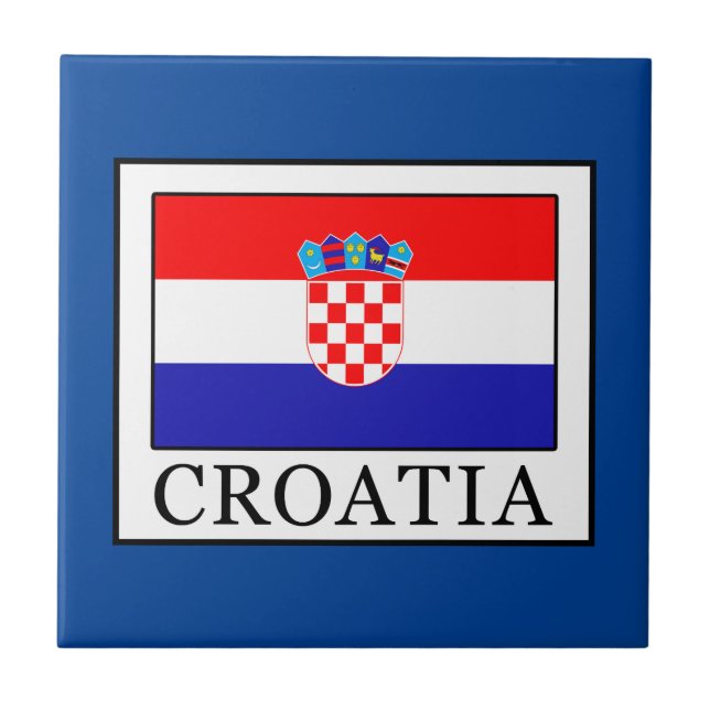 Kroatien Kakelplatta (Framsidan)