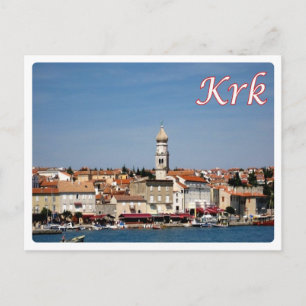 Kroatien - Krk City - Veglia - Vykort