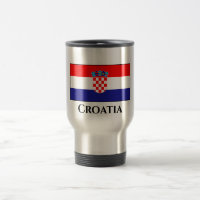 Kroatien (kroatiska) Flagga