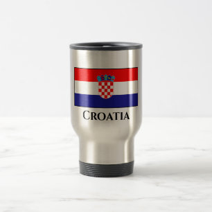 Kroatien (kroatiska) Flagga Resemugg