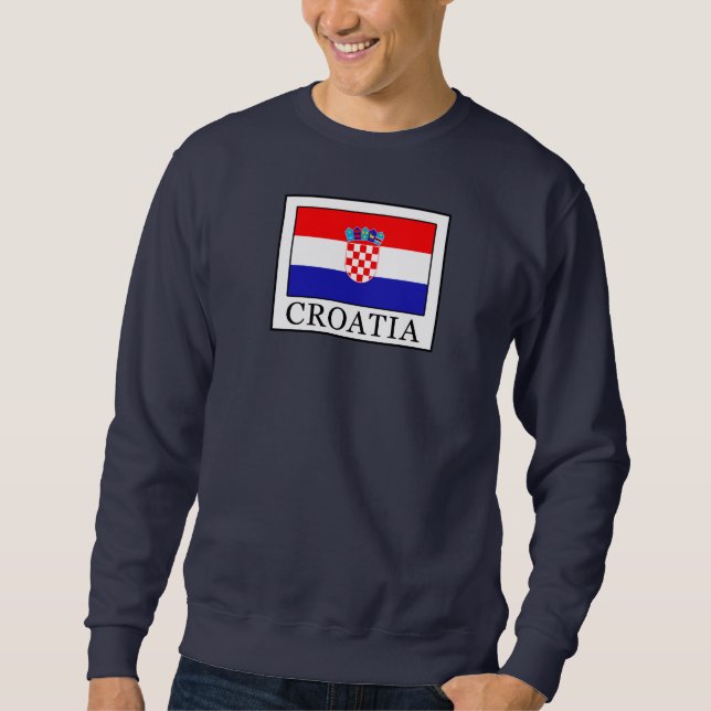 Kroatien Långärmad Tröja (Framsida)