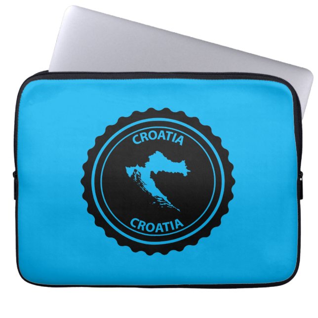 Kroatien Laptop Fodral (Framsidan)