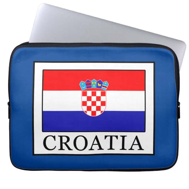 Kroatien Laptop Sleeve (Framsidan)