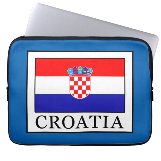 Kroatien Laptop Sleeve (Framsidan)