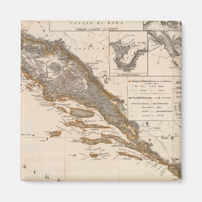 Kroatien Magnet (Framsidan)