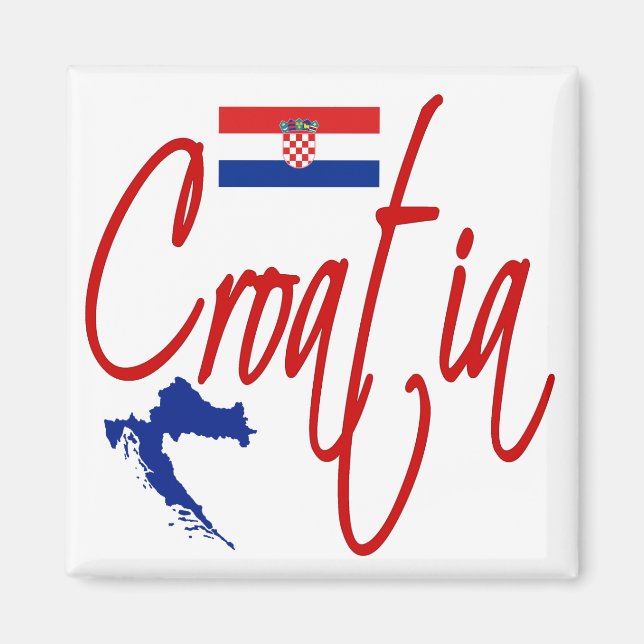 Kroatien Magnet (Framsidan)