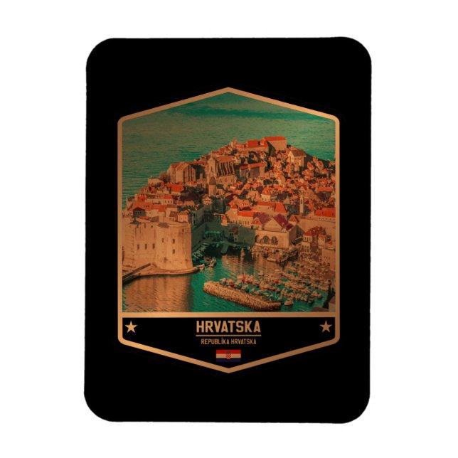Kroatien Magnet (Vertikal)