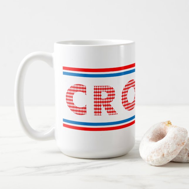 Kroatien - med kärlek kaffemugg (Med munk)