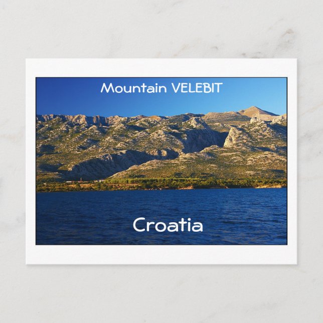 Kroatien - Mountain Velebit Vykort (Framsida)