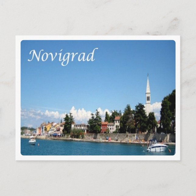 Kroatien - Novigrad - Vykort (Framsida)