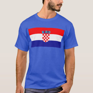 Kroatien officiell flagga T-shirt | Kroatiska nati