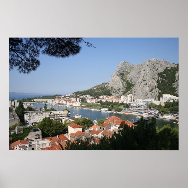Kroatien - Omis Poster (Framsidan)