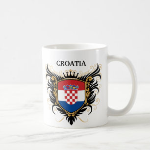 Kroatien [personifiera], kaffemugg