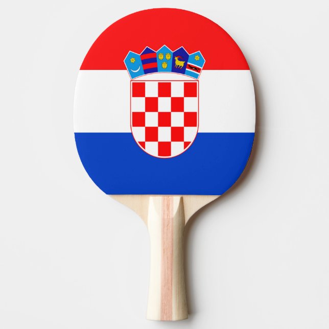 Kroatien Pingisracket (Framsidan)