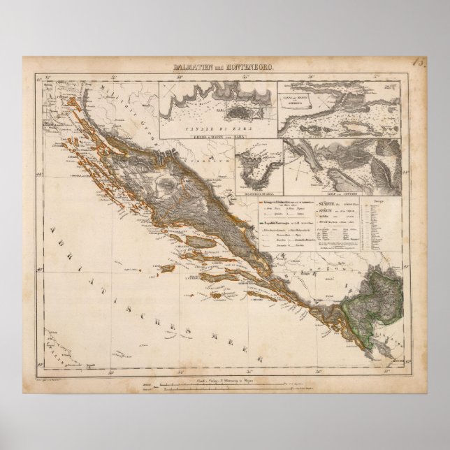 Kroatien Poster (Framsidan)