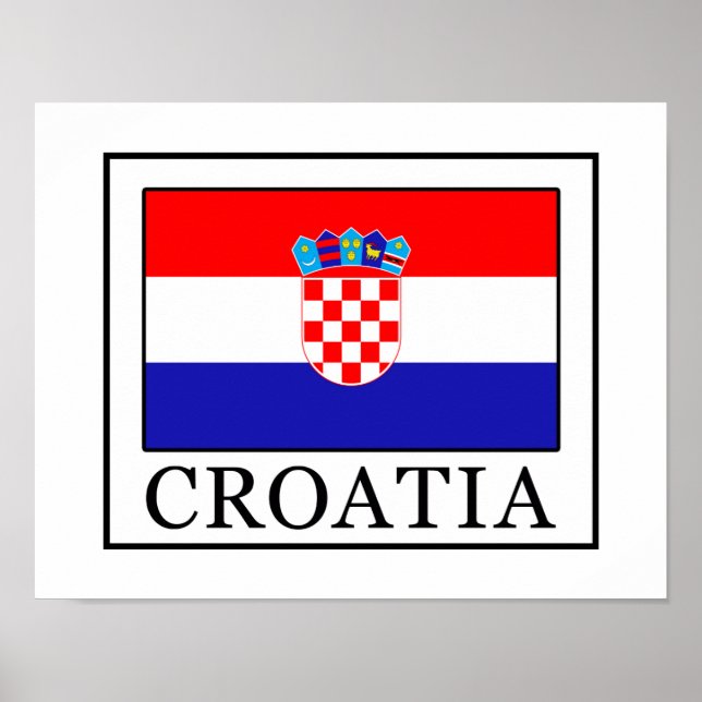 Kroatien Poster (Framsidan)