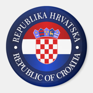 Kroatien (rd) magnet