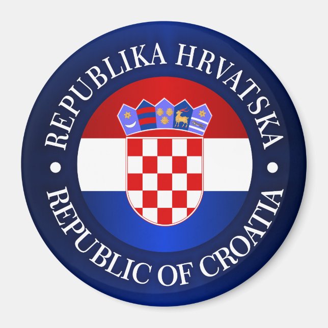 Kroatien (rd) magnet (Framsidan)