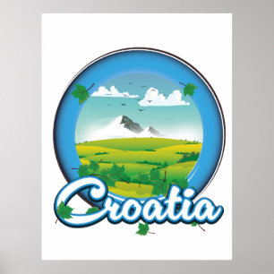 Kroatien Resa logotyp Poster