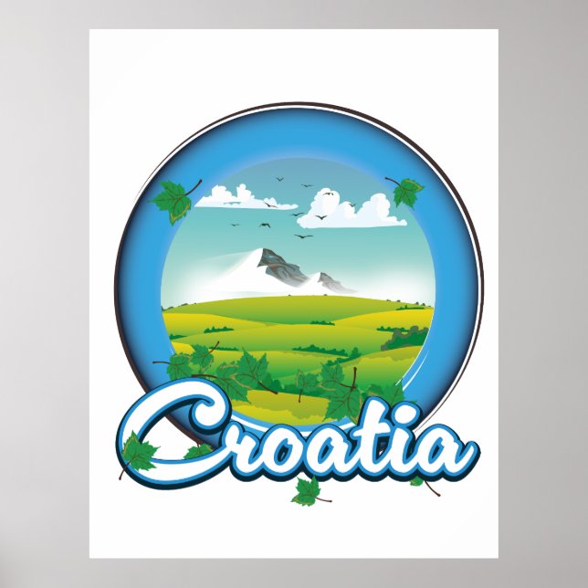 Kroatien Resa logotyp Poster (Framsidan)