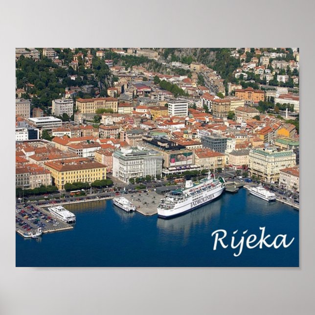 Kroatien - Rijeka - Poster (Framsidan)