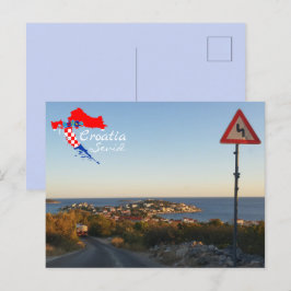 Kroatien | Sevid | Adriatiska havet | Hrvatska Vykort