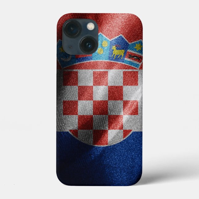 Kroatien silke flagga (Baksida)