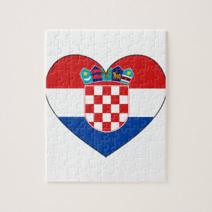 Kroatien sjunker enkelt pussel