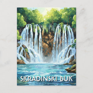 Kroatien Skradinski Buk Vykort