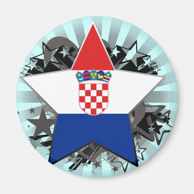 Kroatien Star Magnet (Framsidan)