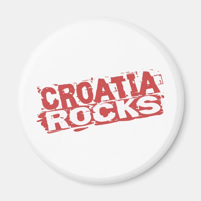 Kroatien Sten Magnet (Framsidan)