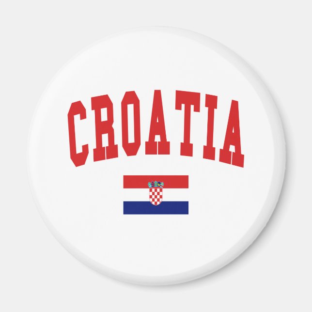 Kroatien Stil Magnet (Framsidan)