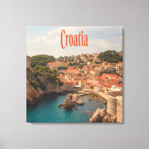 Kroatien, sydöstra Europa Zagreb Canvastryck