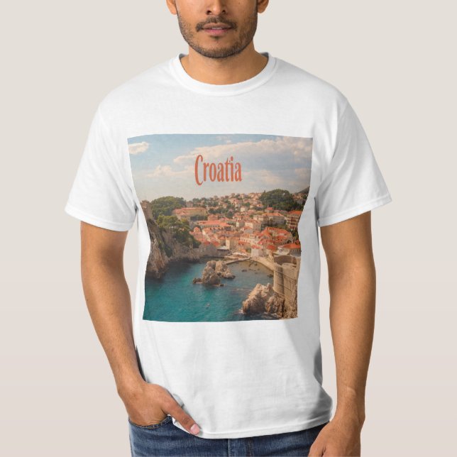 Kroatien, sydöstra Europa Zagreb T Shirt (Framsida)
